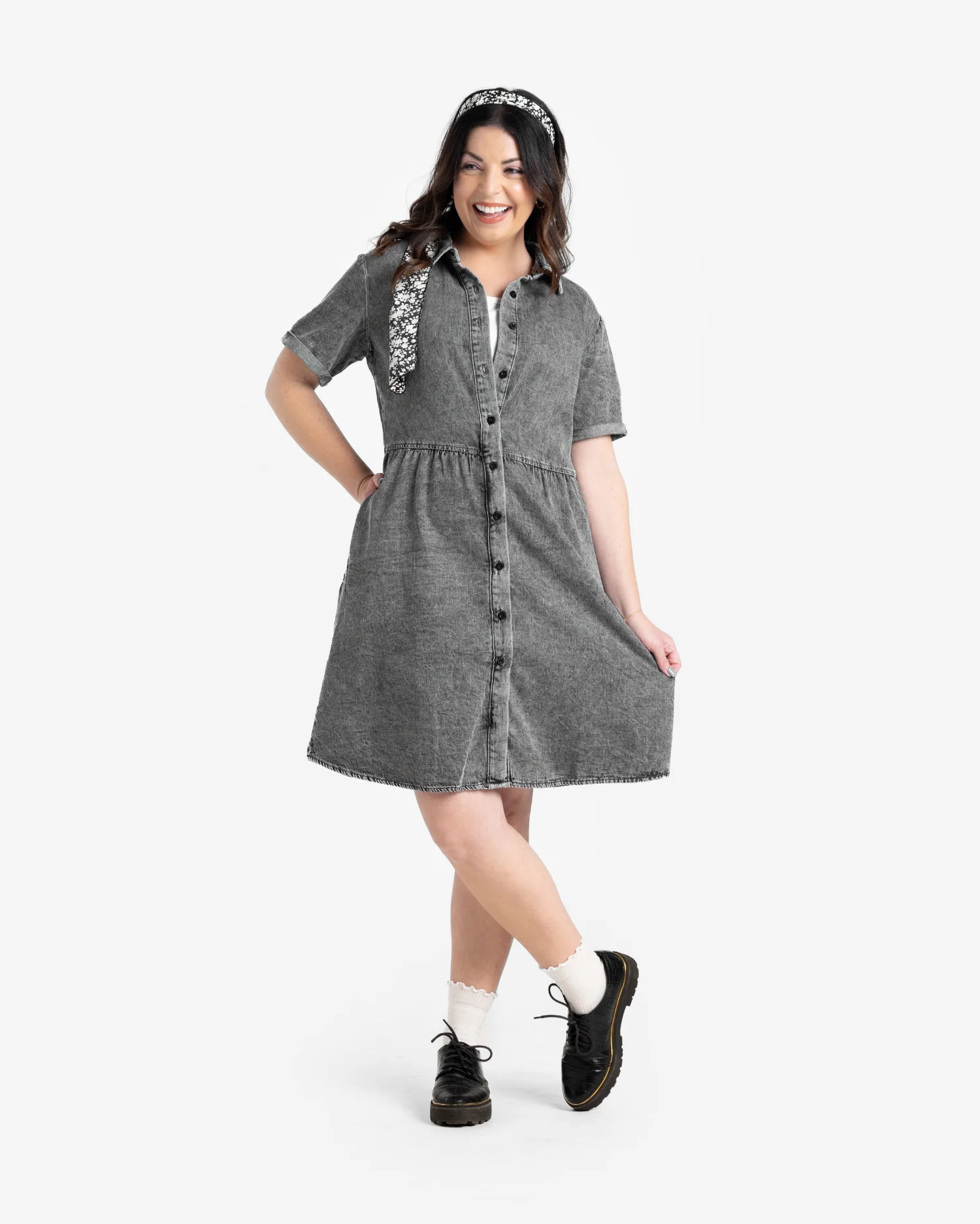 Ashton Denim Dress - Image 4