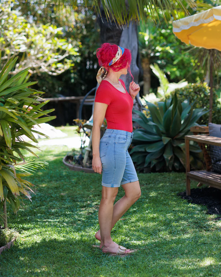 Bermuda Denim Shorts - Image 5