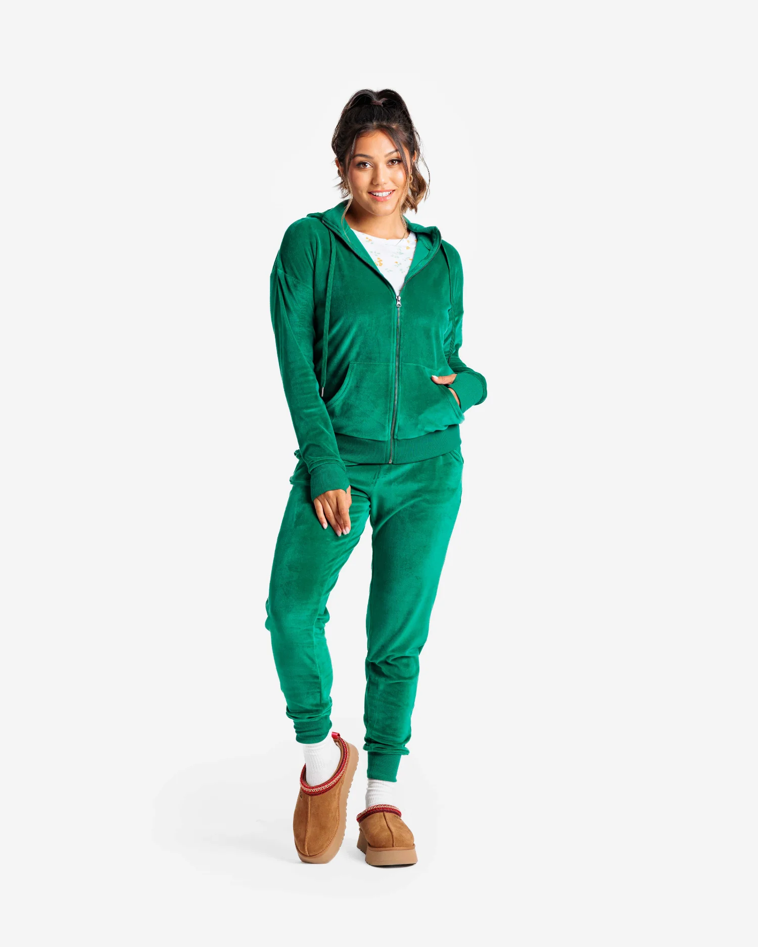 Bethany Zip Front Hoodie - Cozy Collection - Image 4