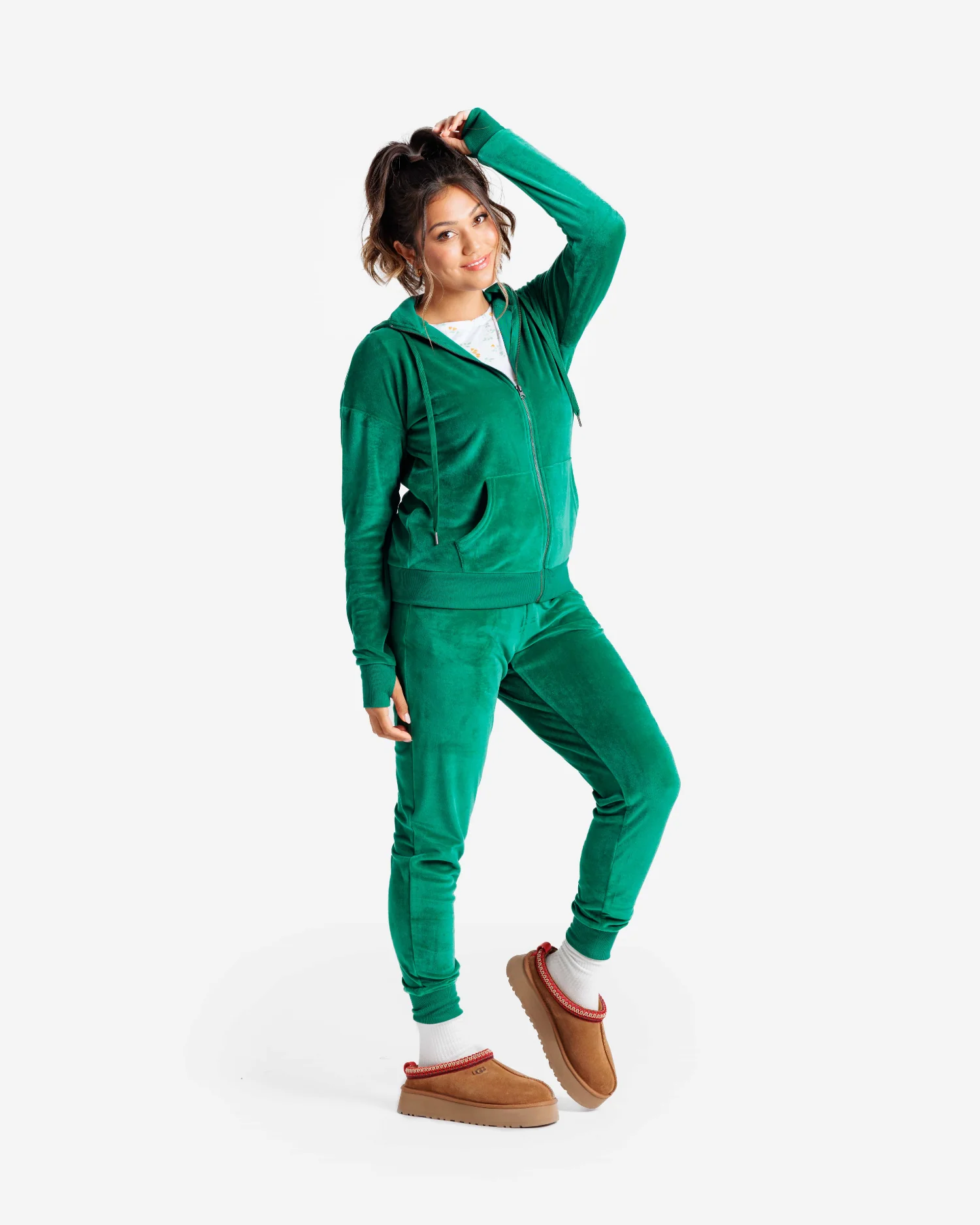 Bethany Zip Front Hoodie - Cozy Collection - Image 5