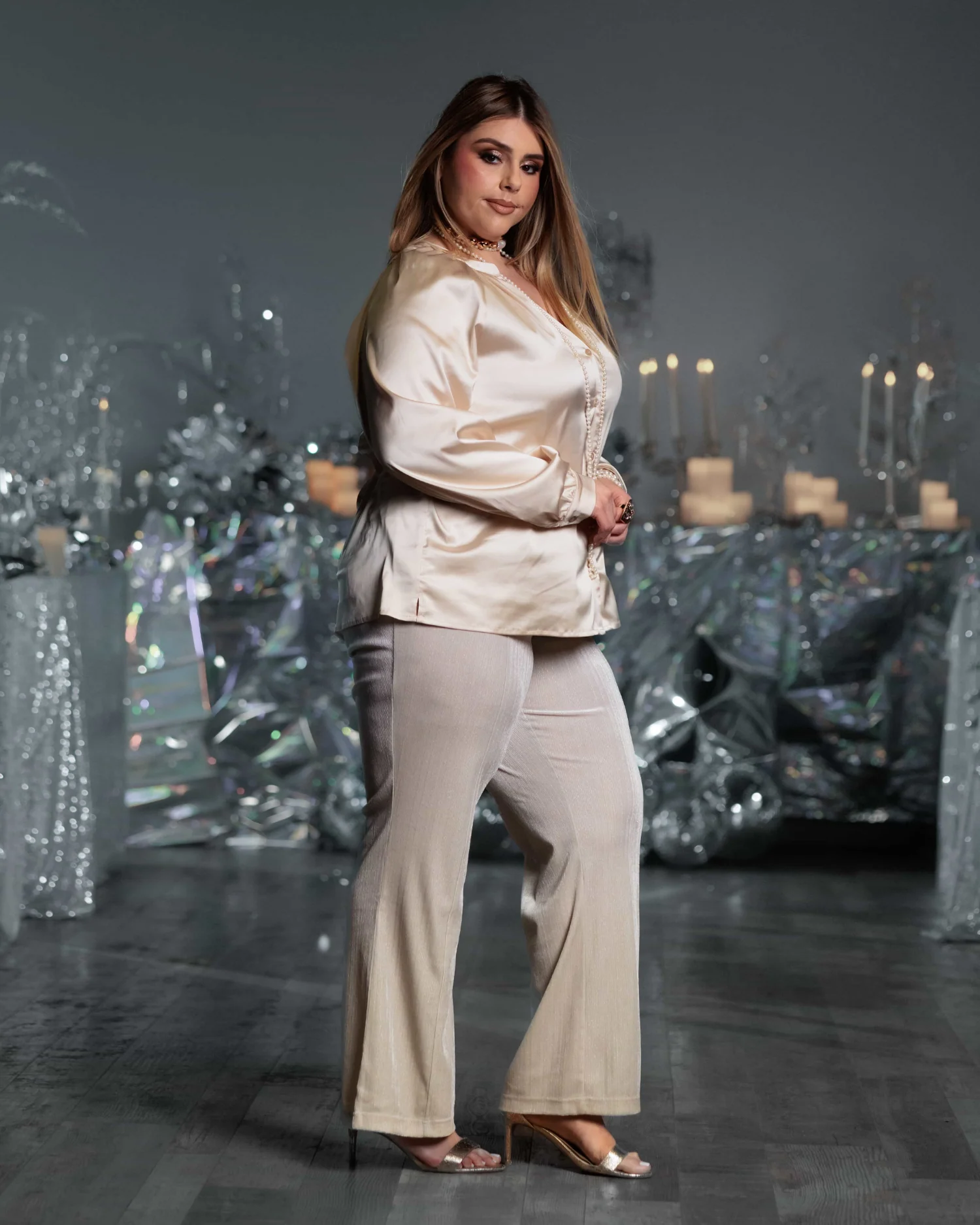 Celeste Satin Blouse - Image 5