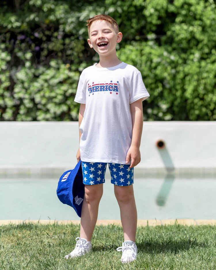Kids Biker Shorts - Americana Collection 2022 - Image 3