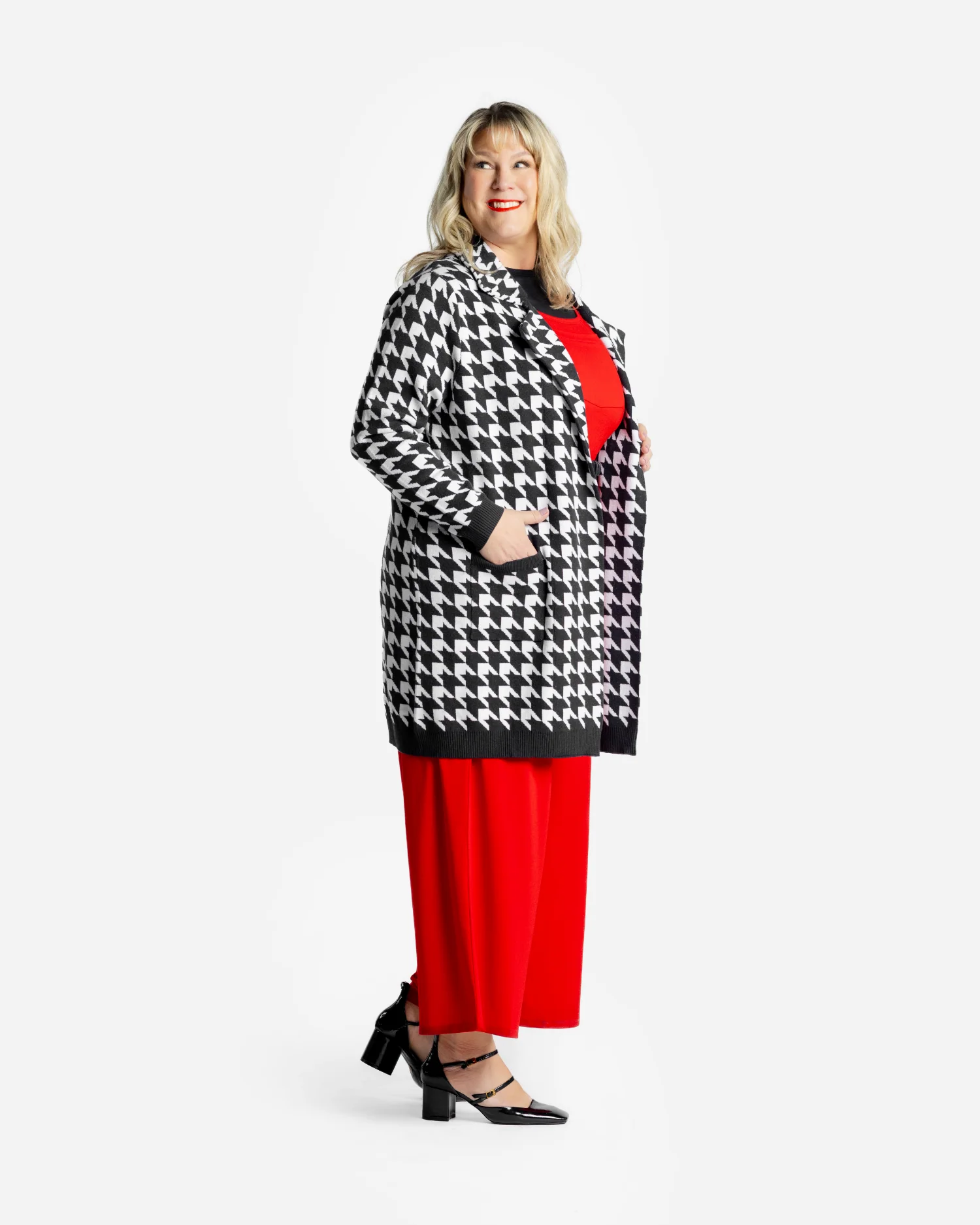 Laura Lapel Open Cardigan - Image 5