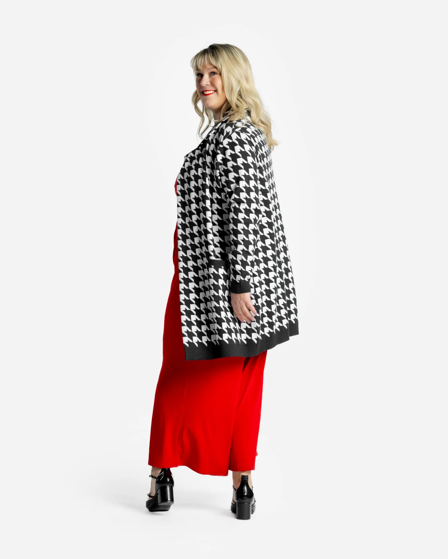 Laura Lapel Open Cardigan - Image 6