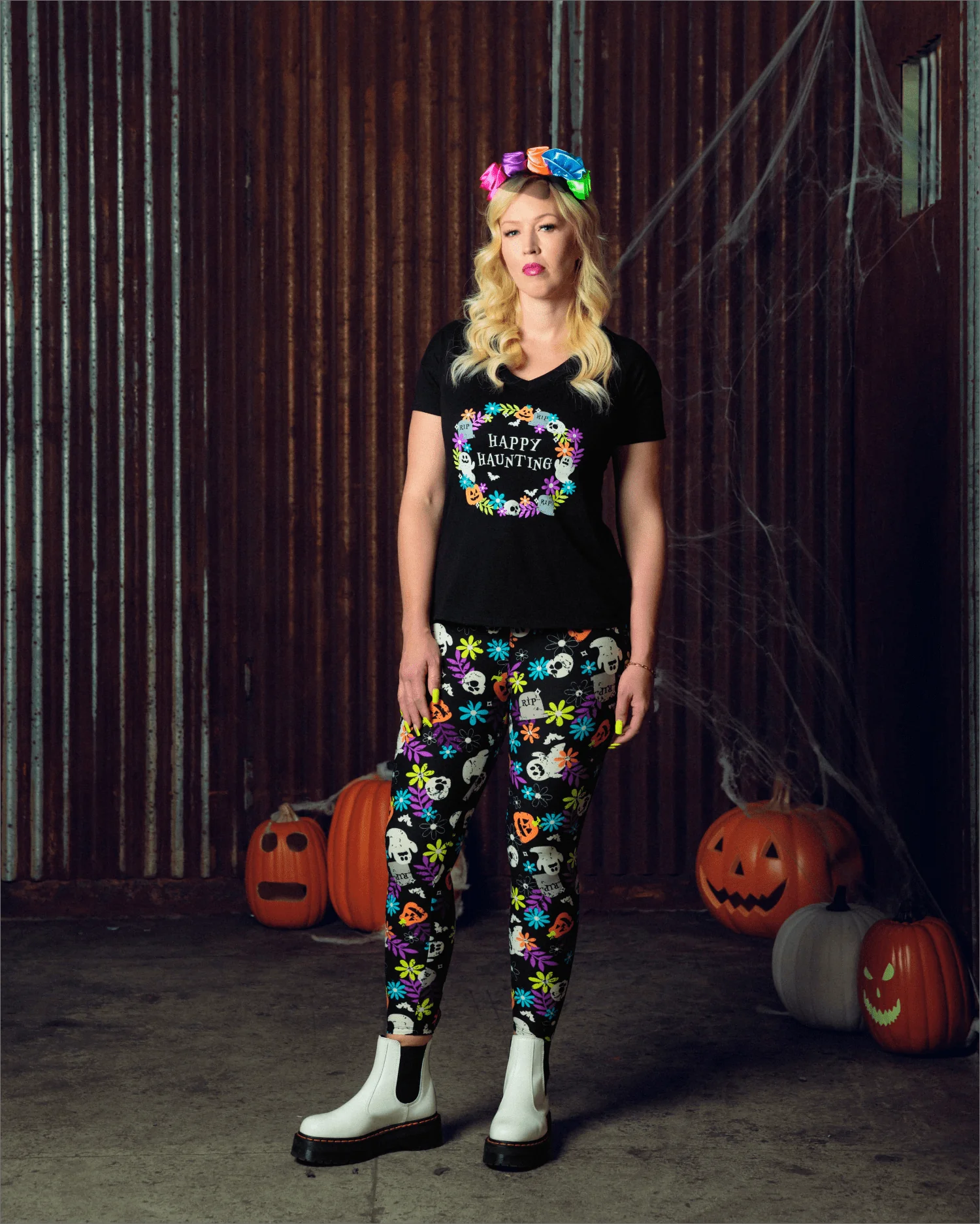 Lisa V-Neck Top - 2023 Halloween Collection - Image 4