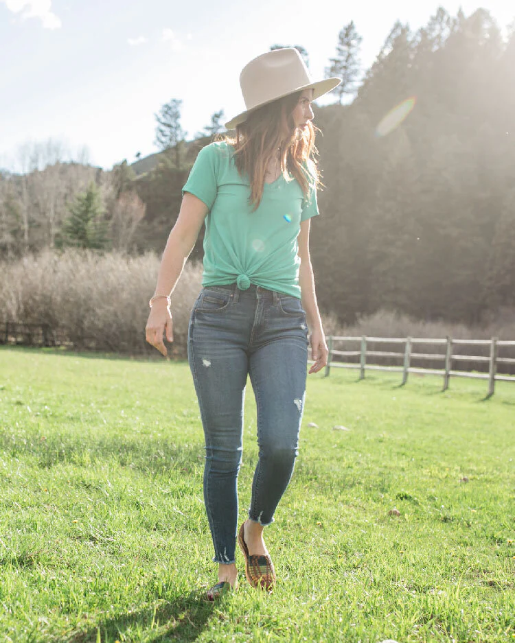 Ankle Skinny Distressed Denim - Image 3