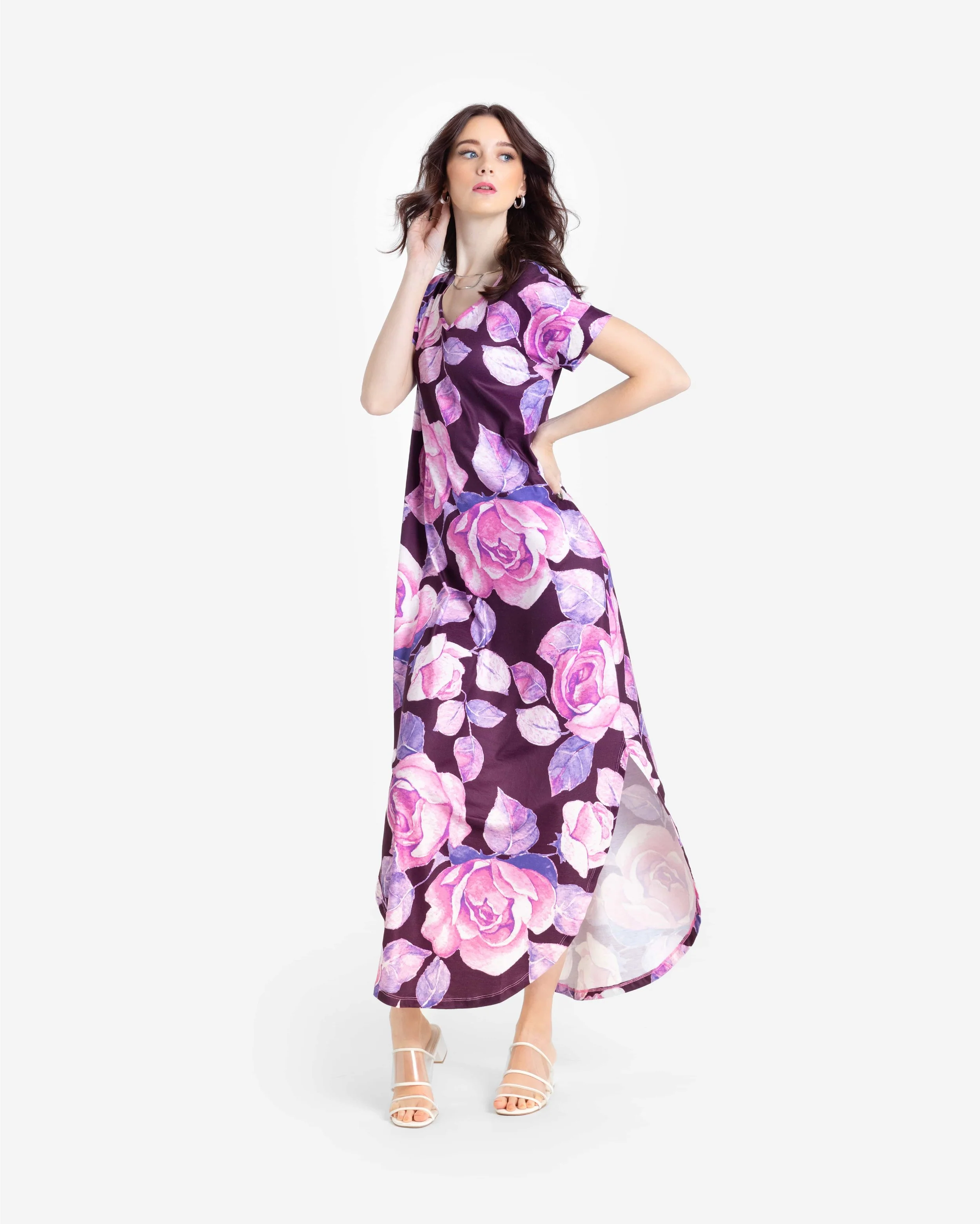 Macy V-Neck Maxi Dress - Unicorn Collection - Image 4