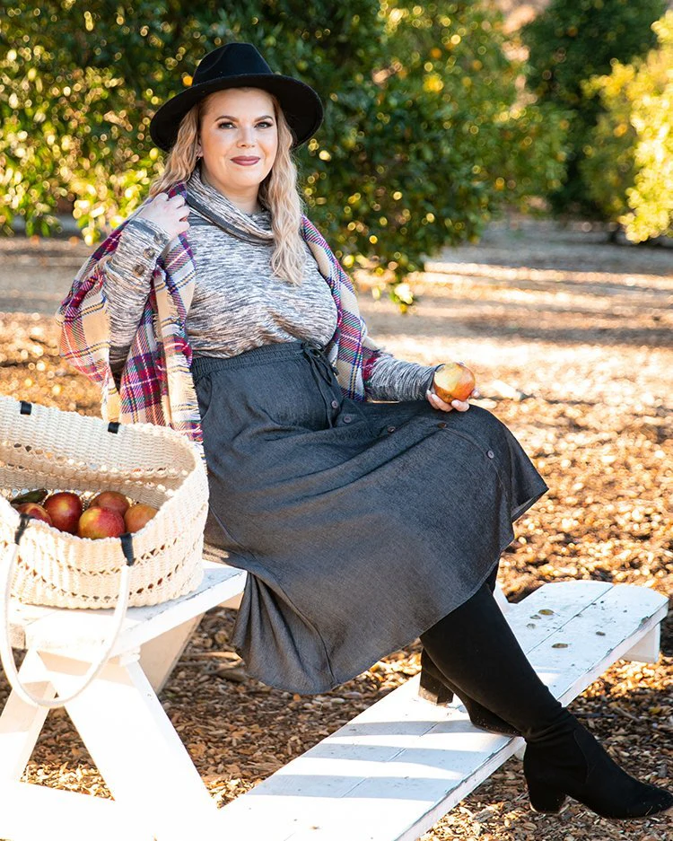 Marsha Button Up Midi Skirt - Image 4