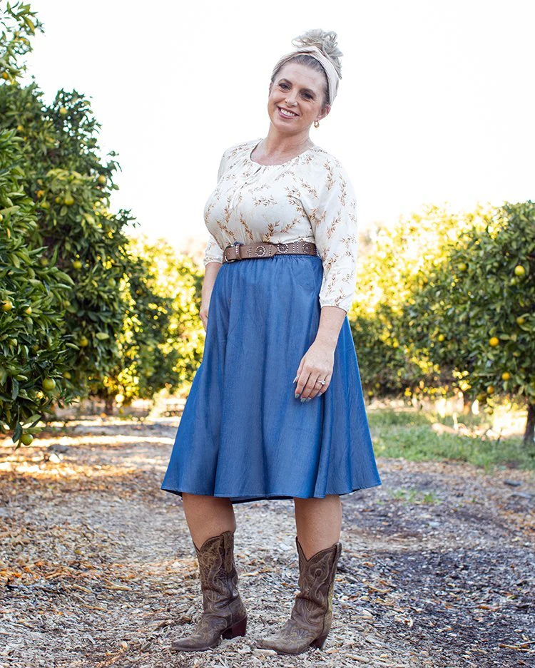 Marsha Button Up Midi Skirt - Image 5