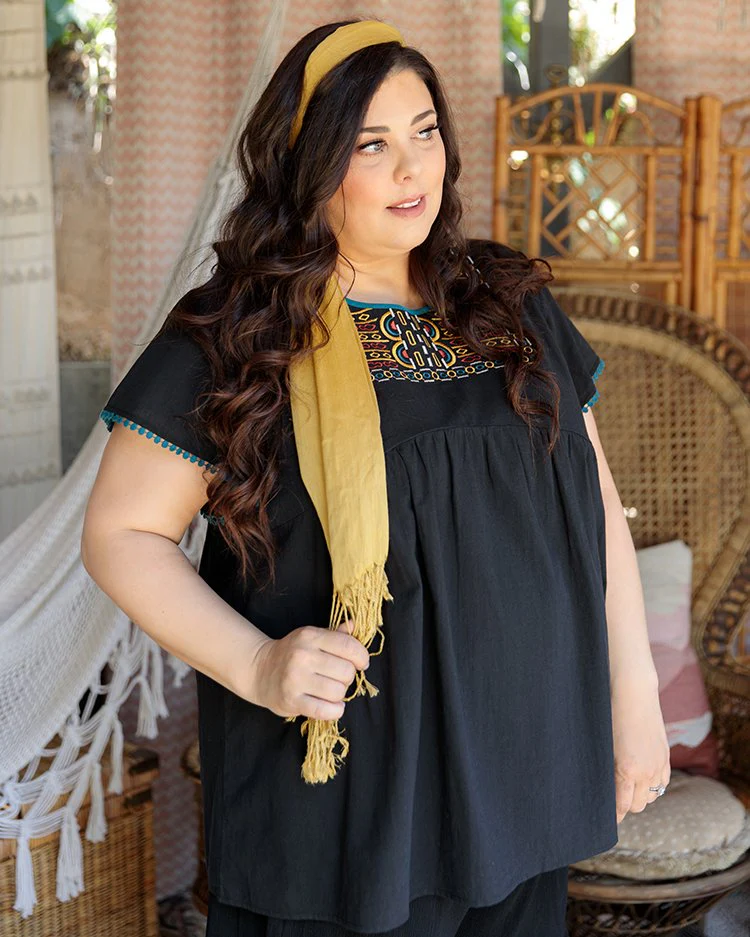 Paisley Embroidered Top - Image 4