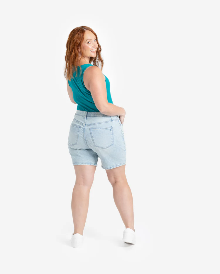 Relaxed Denim Shorts - Image 6