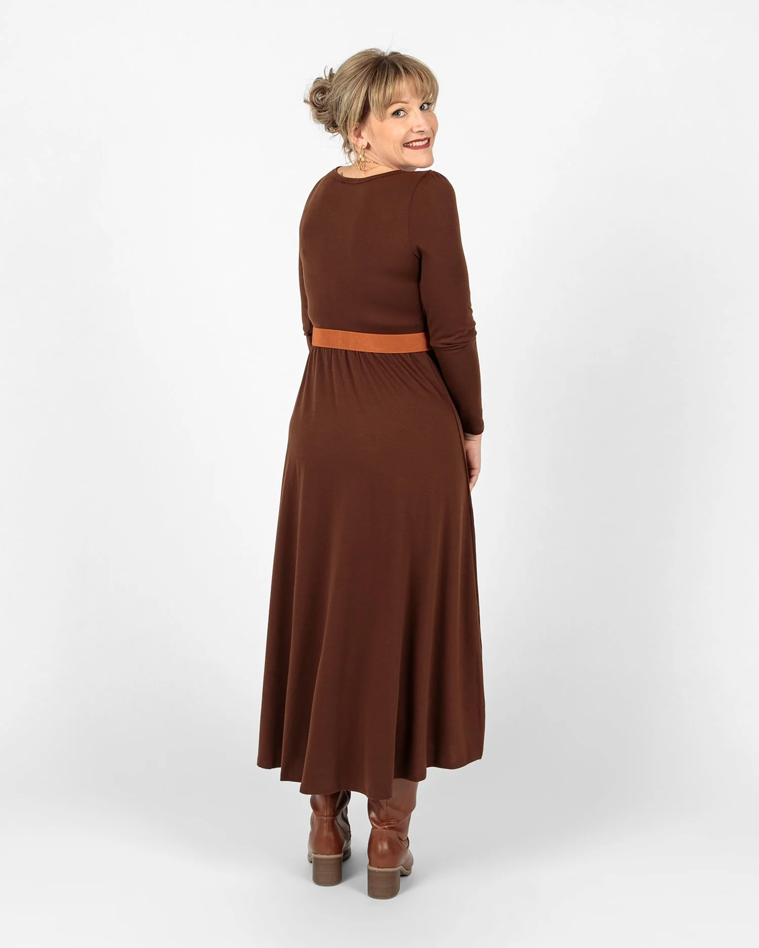 Ryane Long Sleeve Empire Waist Dress - Image 3