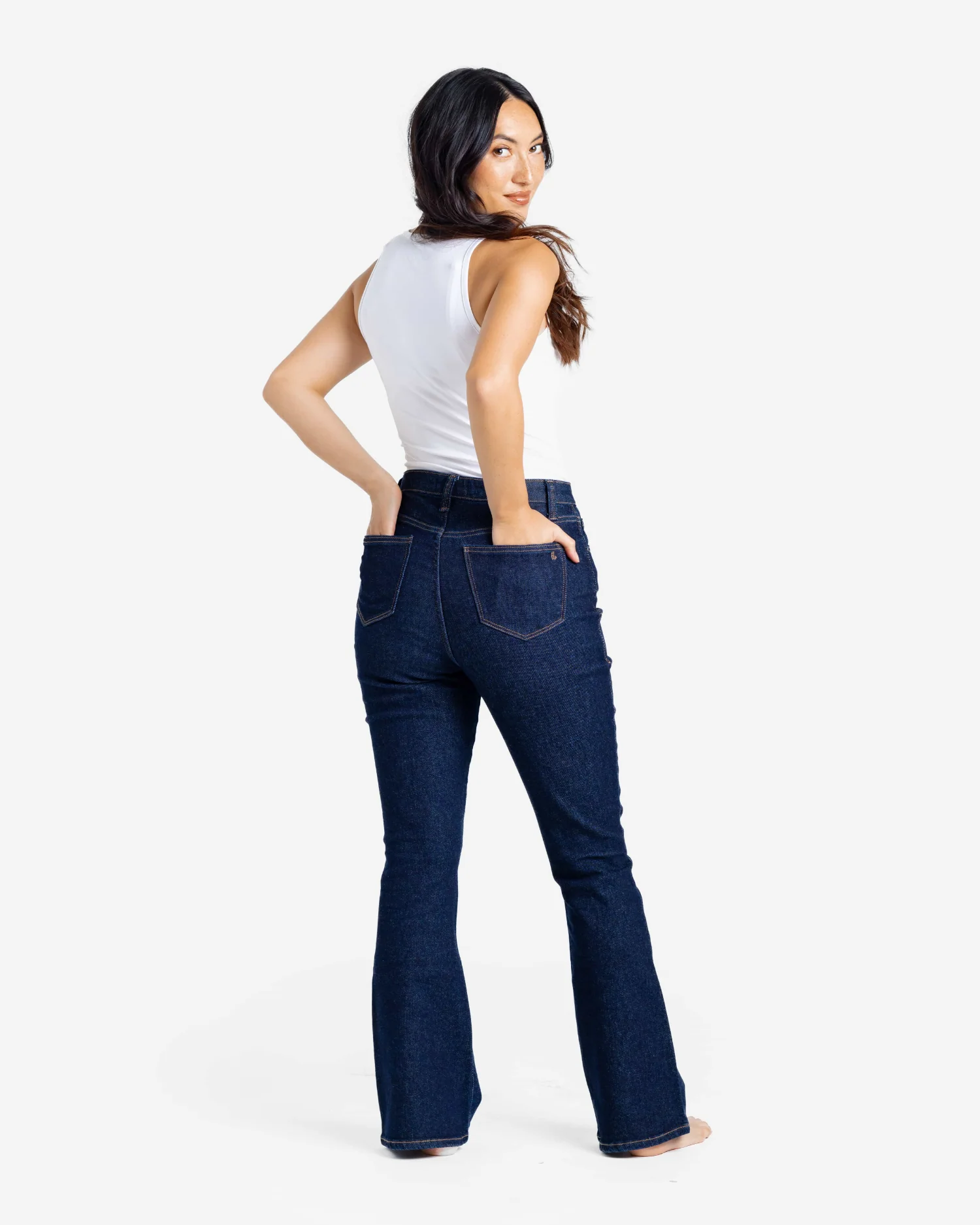 Skinny Flared Denim - Image 3
