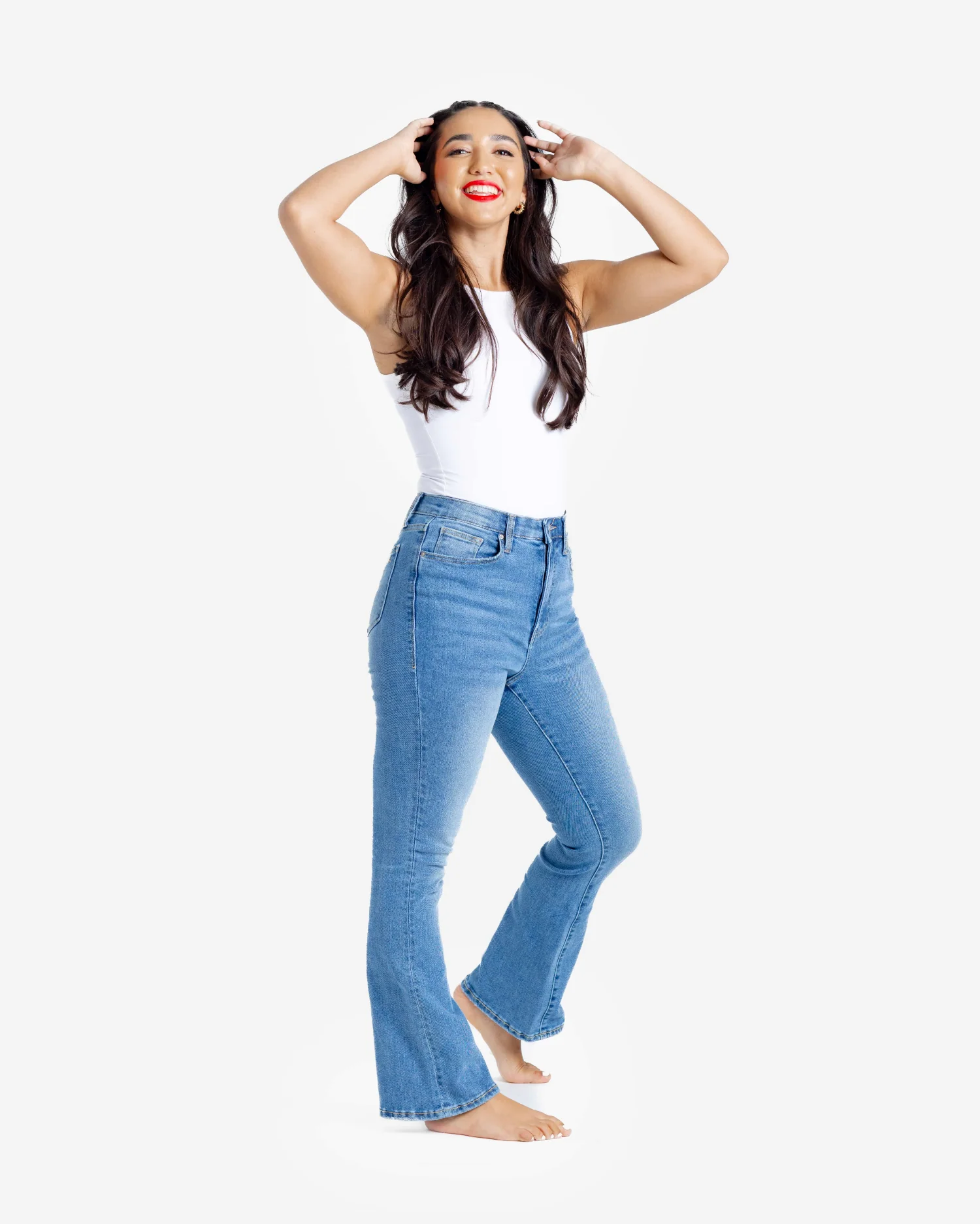 Skinny Flared Denim - Image 5