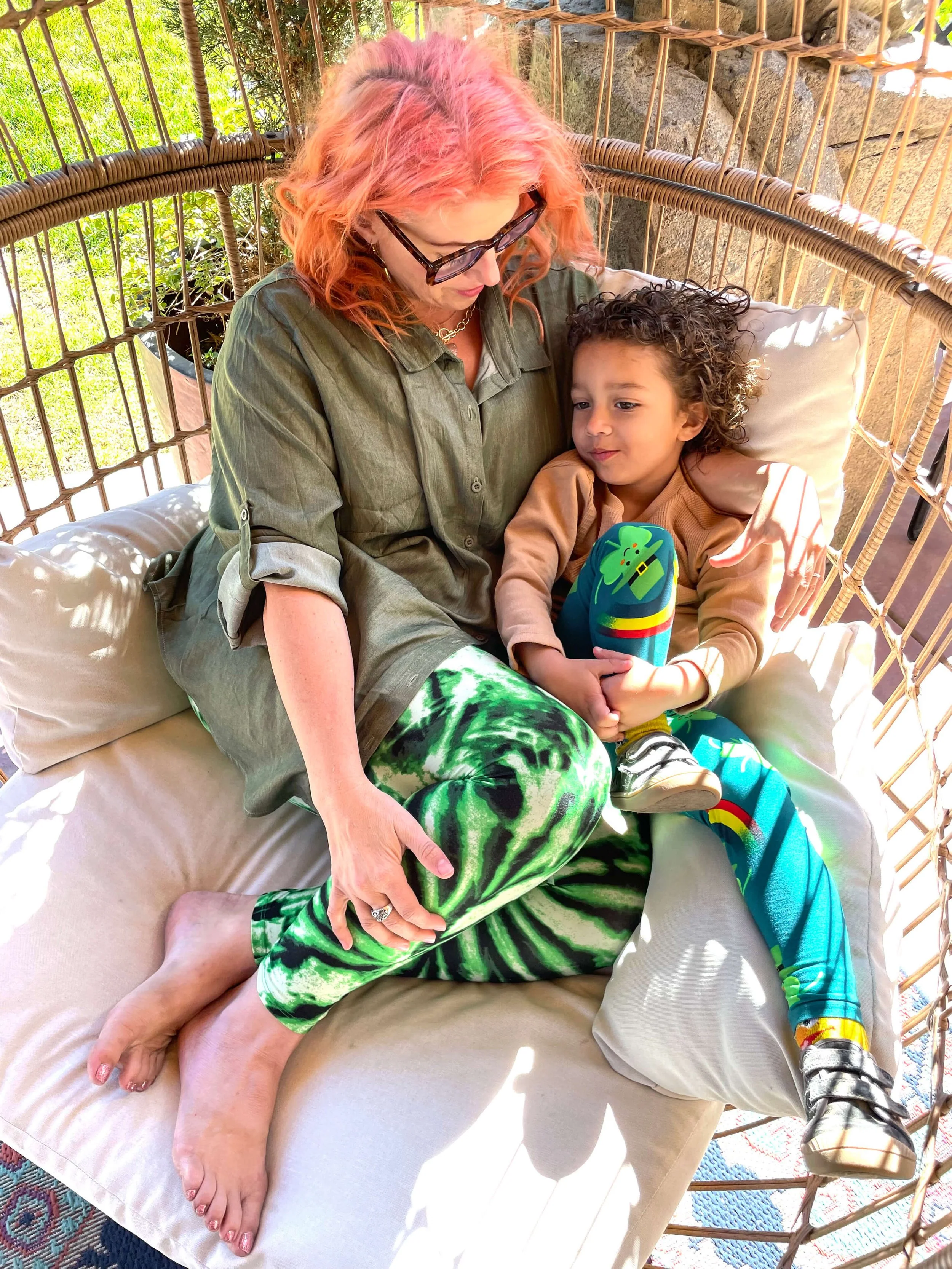 St. Patrick's Day Kids Leggings - Image 5