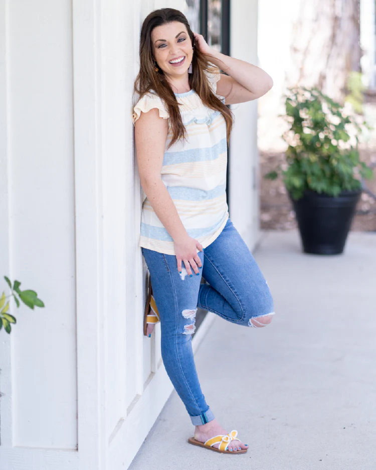 Stasha Ruffle Top - Image 5