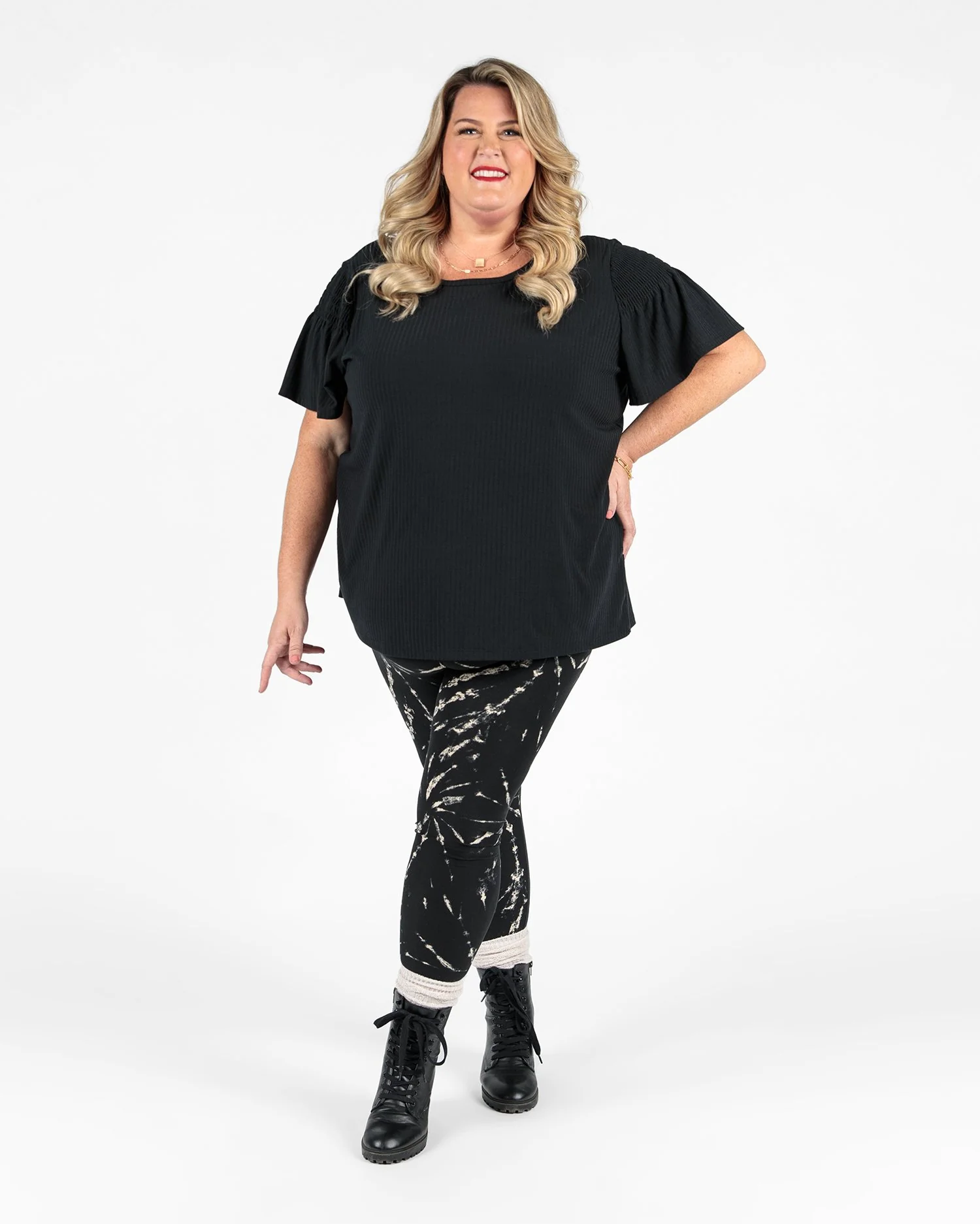 Stephanie Smocked Sleeve Top - Image 3