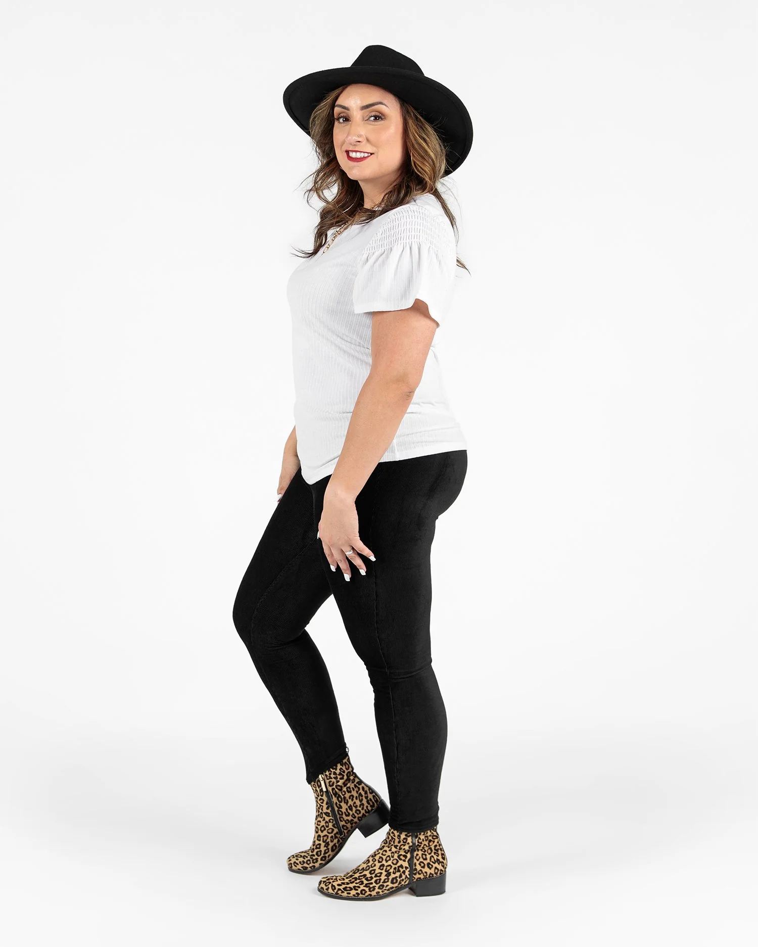 Stephanie Smocked Sleeve Top - Image 4