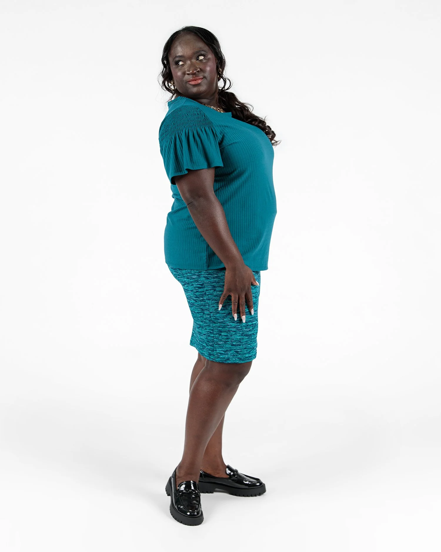 Stephanie Smocked Sleeve Top - Image 5