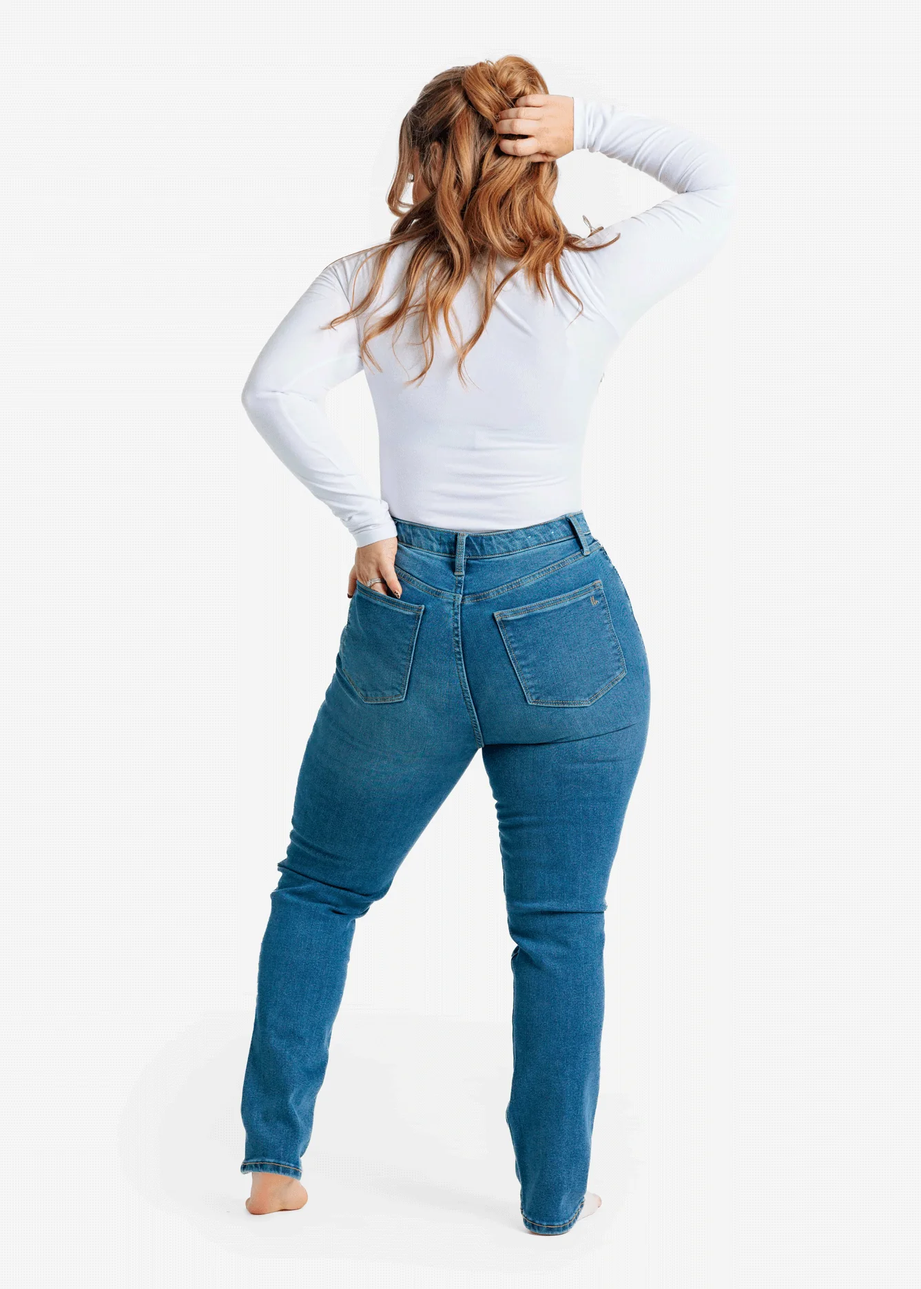 Straight Leg Seamed Denim - Image 6